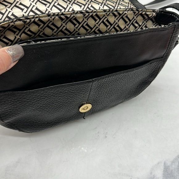 Tignanello Black Pebble Leather Crossbody Bag BP4771B - Picture 5 of 12